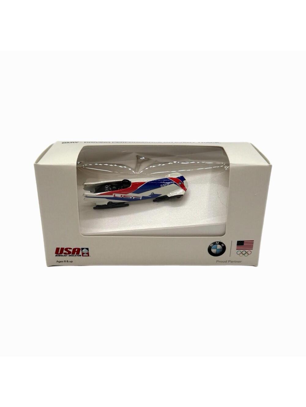 BMW Team USA Bobsled Limited-Edition Die-Cast Scale Model – New in Box